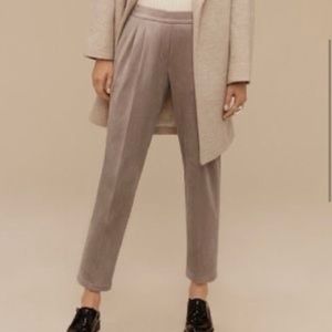 Aritzia Babaton Cohen Tan Suede Pants